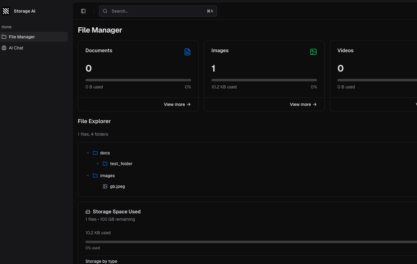 Atmos Storage File Manager